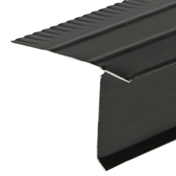 Amerimax Home Products F5.5 x 10 ft. Black Aluminum Drip Edge Flashing