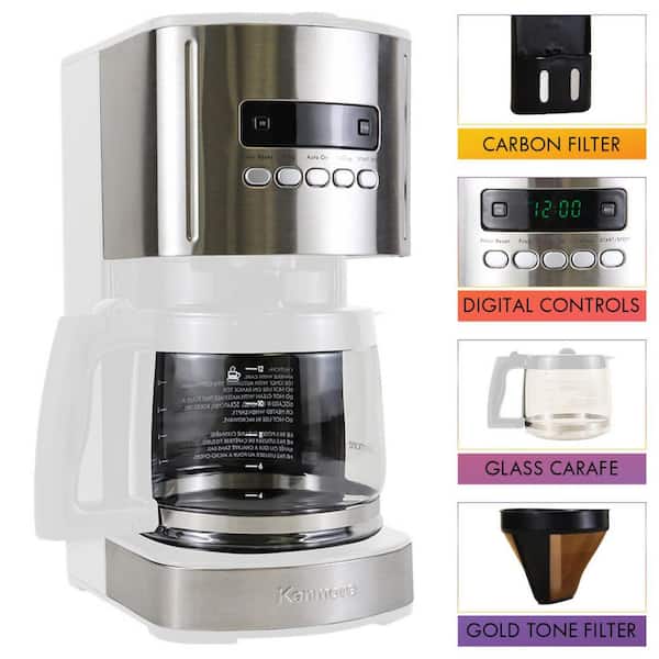 https://images.thdstatic.com/productImages/2b6c3b02-6c13-41a4-bbe5-a97c11916f0f/svn/white-kenmore-drip-coffee-makers-kkcm12w-1f_600.jpg