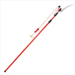 DualLINK 13 in. High Carbon Steel Blade with Lightweight Fiberglass Handle Extendable Tree Saw and Pruner