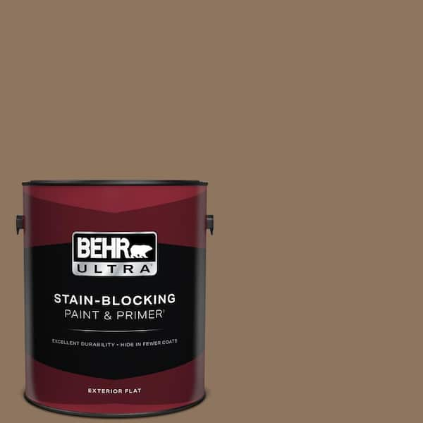 BEHR ULTRA 1 gal. #700D-6 Belgian Sweet Flat Exterior Paint & Primer