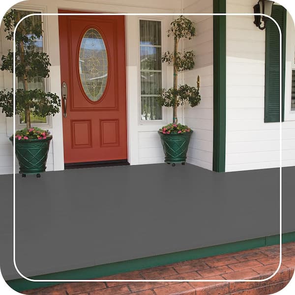 5 gal. #AE-48 Machine Gray Low-Lustre Enamel Interior/Exterior Porch and Patio Floor Paint