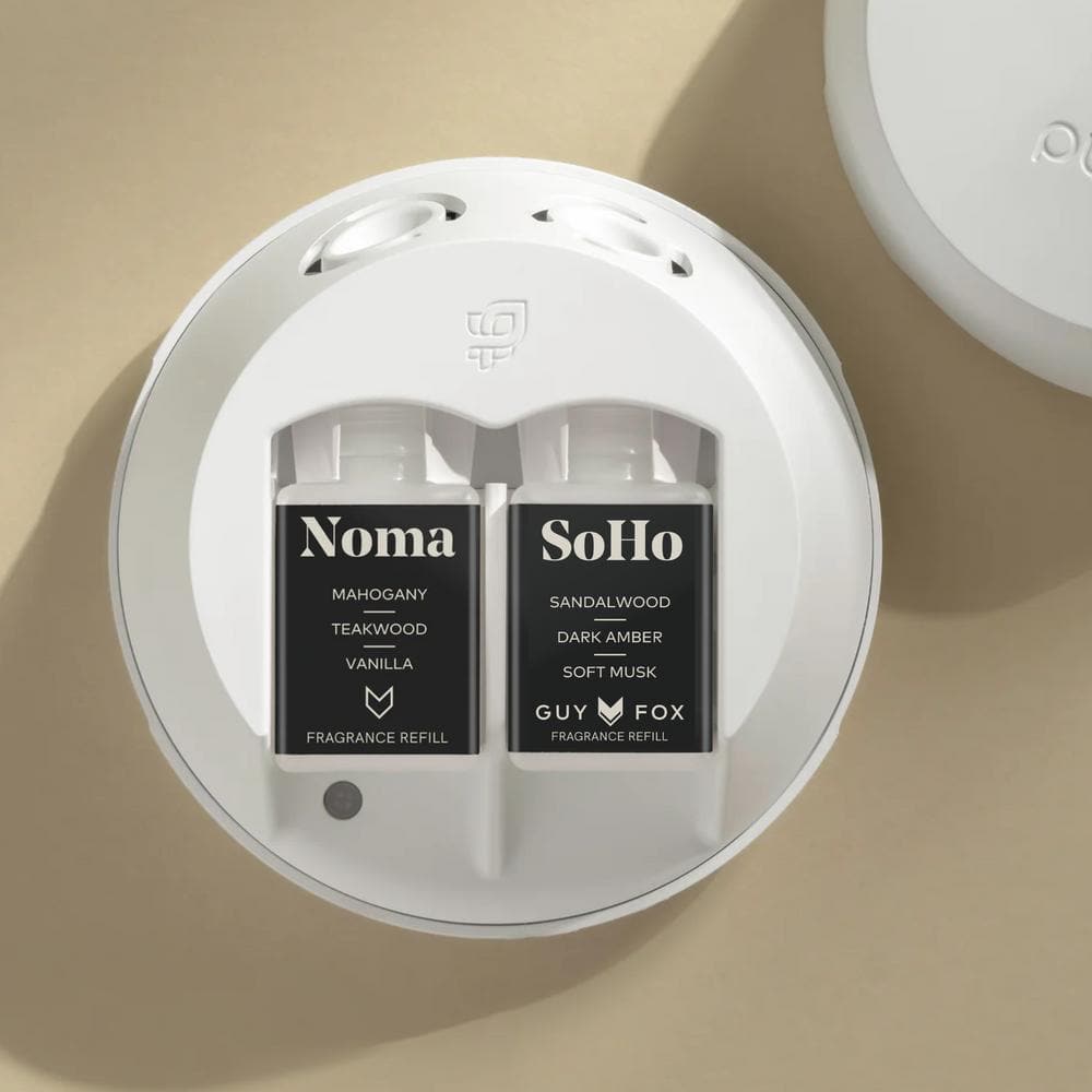 Smart Wi-Fi Enabled White Electric Diffuser with Fragrance Refills