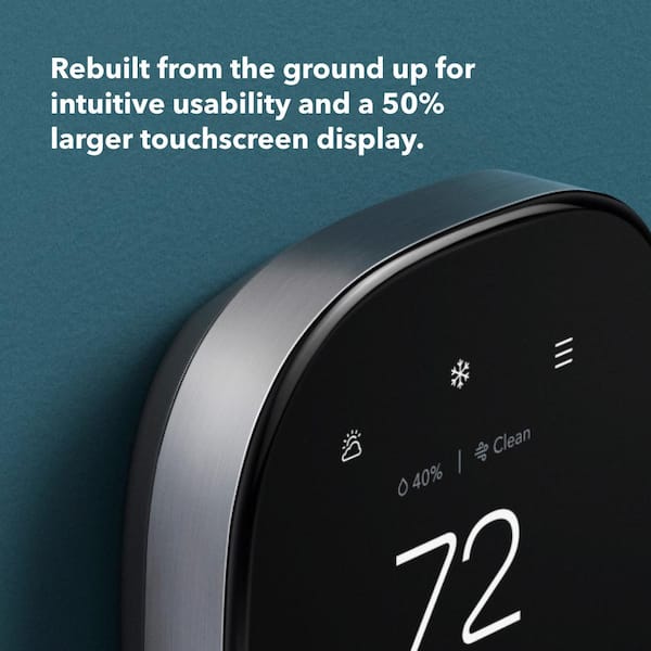 ecobee Smart Thermostat Premium with Siri and Built-In Air Quality