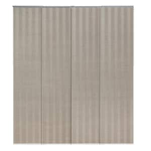 Cordless Sliding Panels Natural Woven Adjustable Sliding Panel Track w/23 in. Slat Up to 86 in. W x 96 in. Cottontail