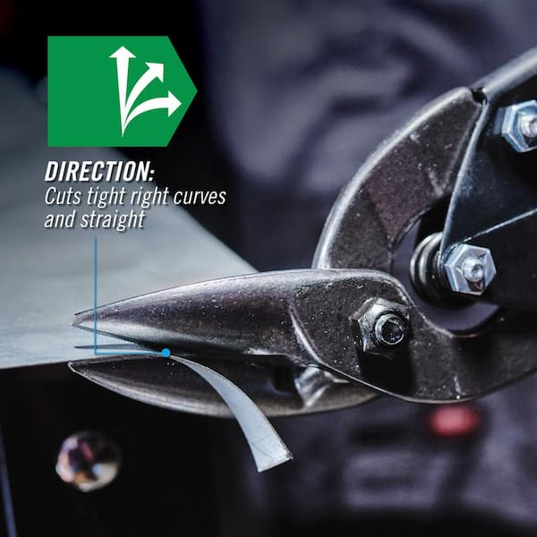 1.22 in. Right-Cut Offset Snip