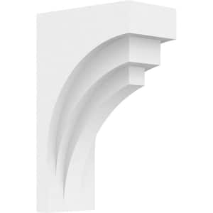 3 in. x 8-3/8 in. x 5 in. Standard Rockford Unfinsihed Architectural Grade PVC Corbel