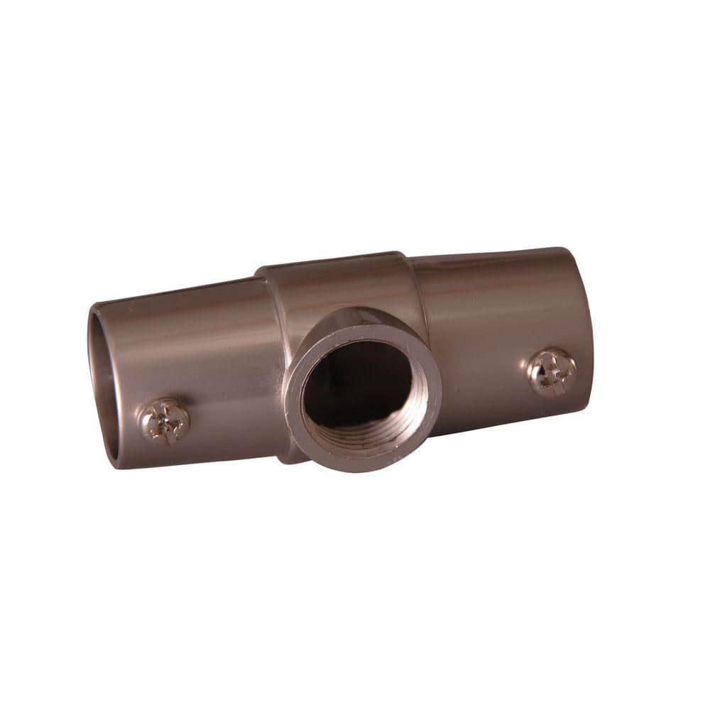 1 in. Brass Ceiling Tee for 4150 Shower Rod in Brushed Nickel price history on PriceWatchPro