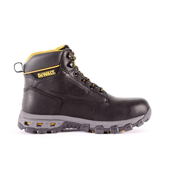 DEWALT Men's Halogen 6'' Work Boots - Aluminum Toe - Black Size 8(W)