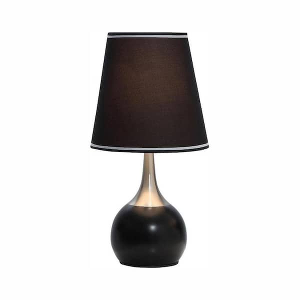 ORE International 23 in. Black High Modern Touch Lamp