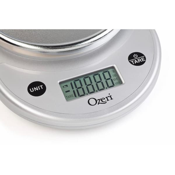 Ozeri Pronto Digital Multifunction Kitchen and Food Scale, Red