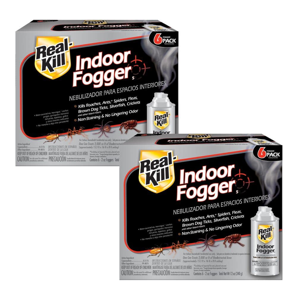 Real-Kill 2 oz. Indoor Fogger Insect Killer Aerosol 6-Count (2