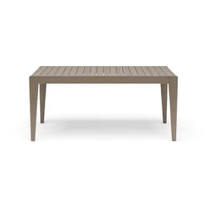 Sustain Gray Rectangle Wood Outdoor Dining Table