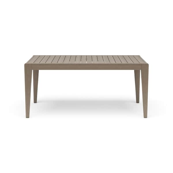 HOMESTYLES Sustain Gray Rectangle Wood Outdoor Dining Table
