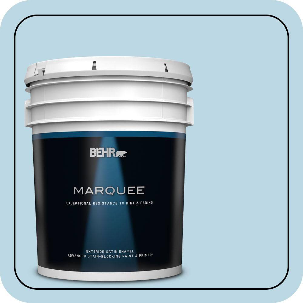 5 gal. #S490-2 Glacial Stream Satin Enamel Exterior Paint & Primer price history on PriceWatchPro