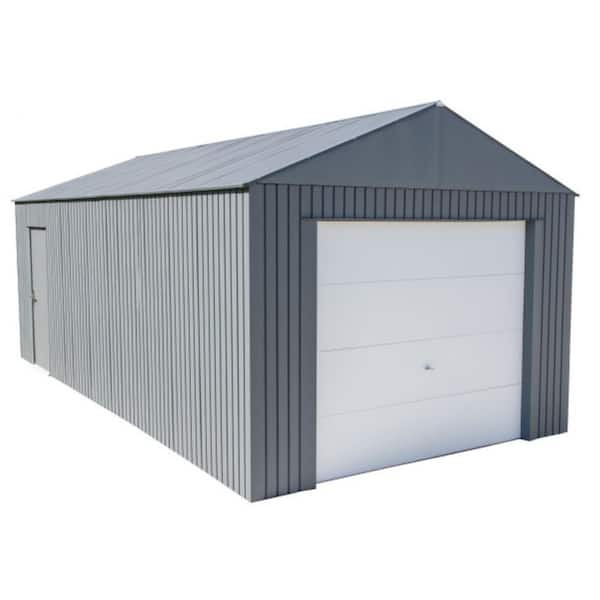 Everest 12 ft. x 25 ft. Charcoal Garage