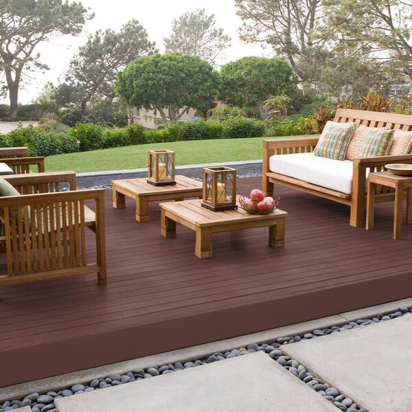 BEHR DECKplus 1 gal. #S-G-730 Tawny Port Solid Color Waterproofing