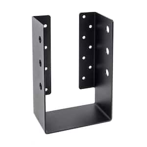 Outdoor Accents ZMAX, Black Concealed-Flange Heavy Joist Hanger for 6x10 Nominal Lumber