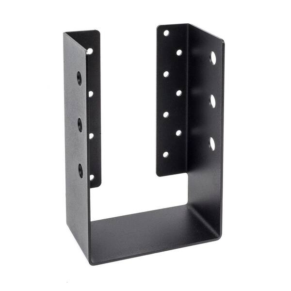 Simpson Strong-Tie Outdoor Accents ZMAX, Black Concealed-Flange Heavy Joist Hanger for 6x10 Actual Rough Lumber