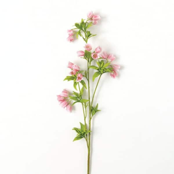SULLIVANS 31.5 in. Pink Indoor Artificial Sweet Enkianthus Flower Spray