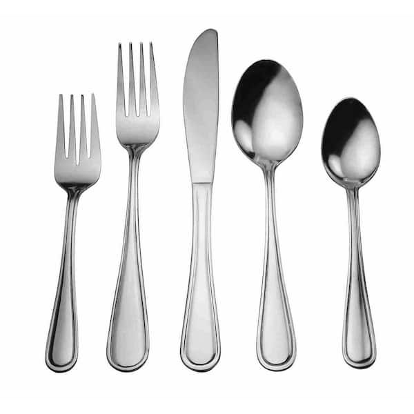 Hammered Flatware Cutlery Set, Stainless Steel Eating Utensils For Kitchen  Hotel Restaurant Party, Modern Design & Mirror Finished - Dishwasher Safe