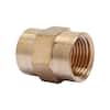 3/4 in. FIP x 1/2 in. FIP Brass Pipe Reducing Coupling Fitting (5-Pack)