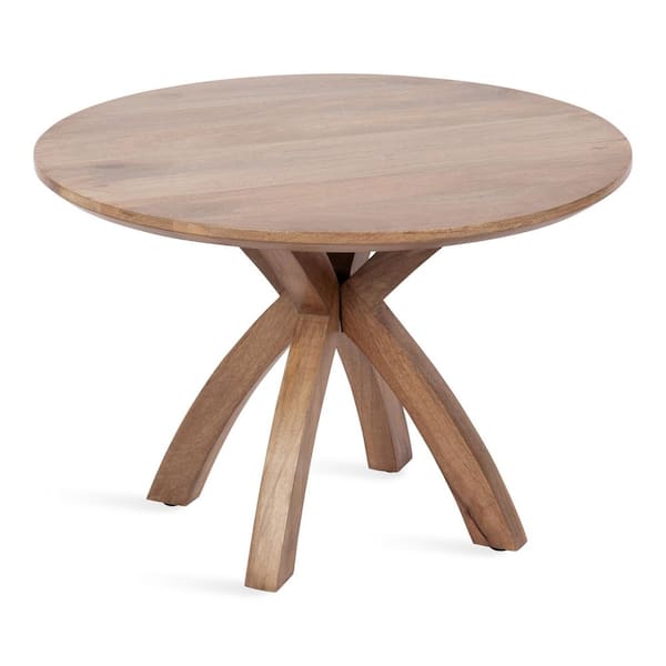 Kate and Laurel Soleyn 26.50 in. Natural Round Wood Coffee Table