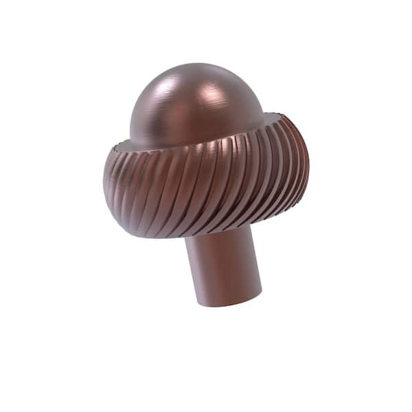 Allied Brass 1-1/2 in. Cabinet Knob in Antique Copper