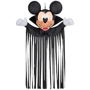 77.95 in. H x 48.82 in. W x 20.47 in. L Halloween Airblown Inflatable-Door Hanger-Mickey Head w/Streamers