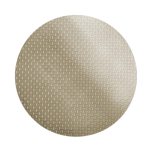 Resilia Round Grill Mat Sandstone 36 in. Dia