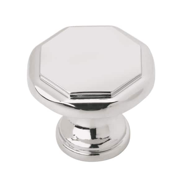 Torrance 1-3/16 in. Traditional Polished Chrome Geometric Cabinet Knob