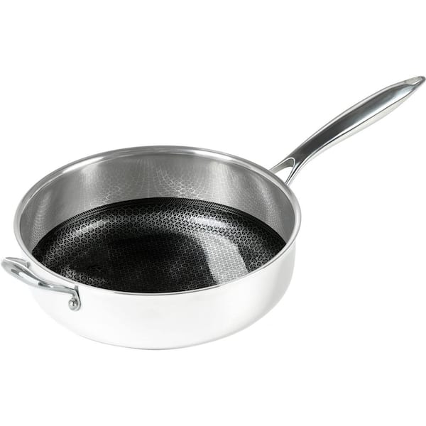 Black Cube Hybrid Stainless Steel Frying Pan with Nonstick Coating, Ov —  Kitchen Clique