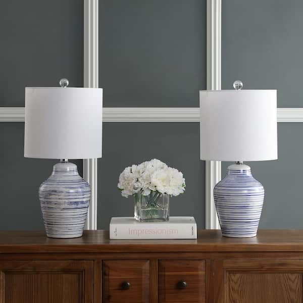 Maxton 21 in. White Table Lamp