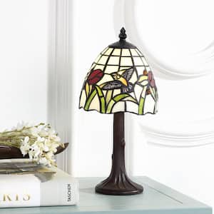 Hummingbird Tiffany-Style 12 in. Bronze Table Lamp