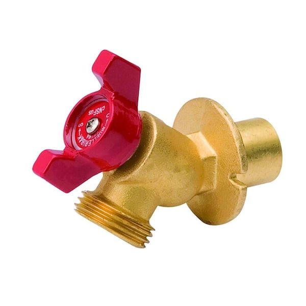 ProLine Series 3/4 in. FIP x 1/2 in. SWT Brass Flanged Sillcock