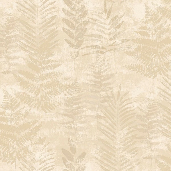 Fern Horizon Beige Wallpaper