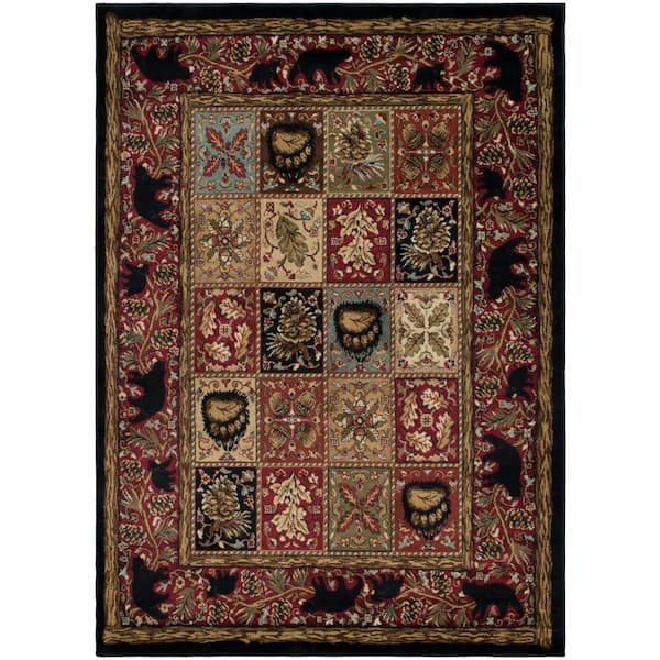 American Destination Ebony Masters Lodge Multi-Color 5 ft. x 8 ft. Area Rug