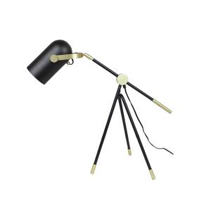 Industrial Theatrical 25 in. Black Table Lamp Tripod