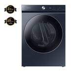 Bespoke 7.6 cu. ft. Vented Smart Electric Dryer in Brushed Navy with AI Optimal Dry and Super Speed Dry