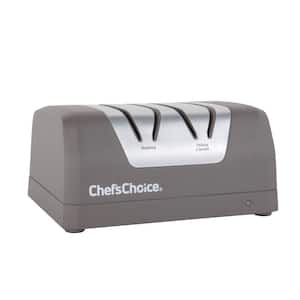 Rechargeable 2-Stage Diamond Electric Knife Sharpener, in Slate Gray