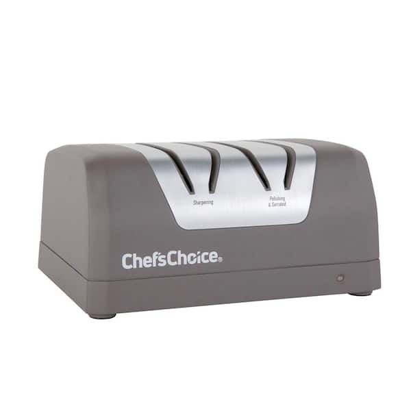 Chef'sChoice Rechargeable 2-Stage Diamond Electric Knife Sharpener, in Slate Gray