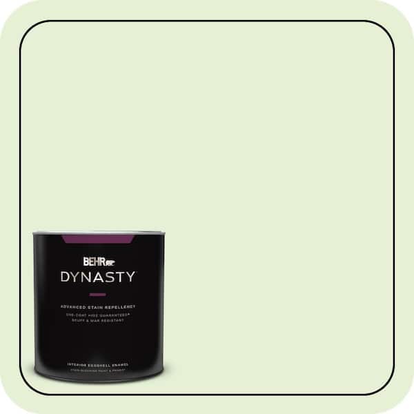 BEHR DYNASTY 1 qt. #430C-2 Spring Morn Eggshell Enamel Interior Stain-Blocking Paint & Primer