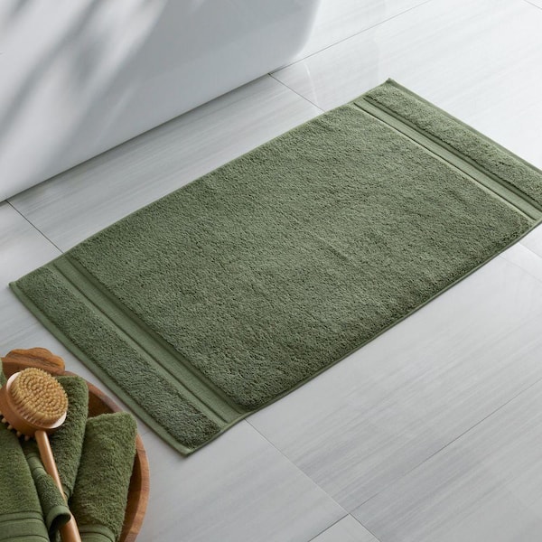 The Company Store Company Cotton Marsh Green Cotton Bath Mat VK37