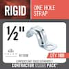 Halex 1 in. Rigid One-Hole Strap (50-Pack) 61110B - The Home Depot