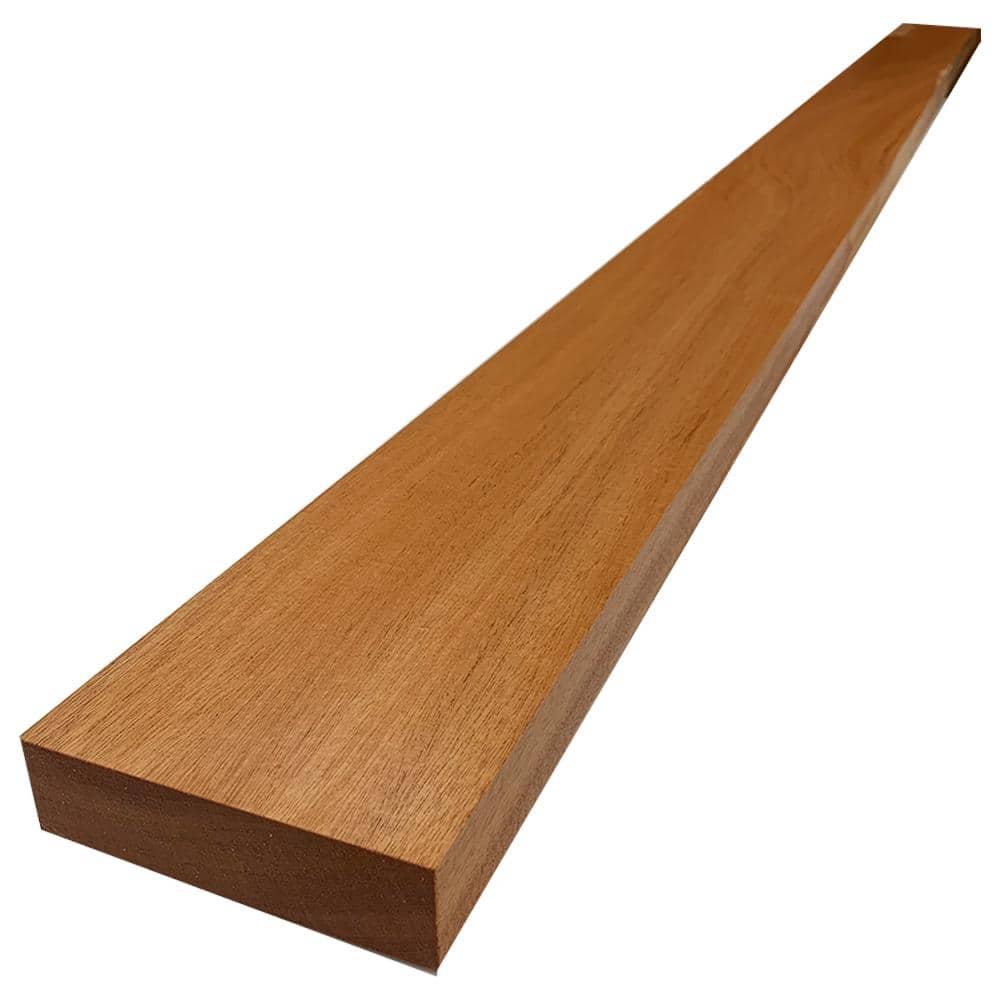 Swaner Hardwood 2 in. x 6 in. x 6 ft. African Mahogany S4S Board