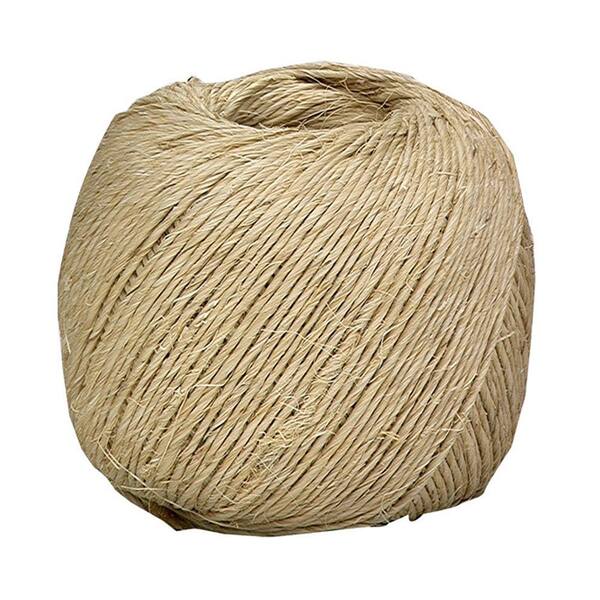 Everbilt 0.15 in. x 525 ft. Environment Safe Sisal Twine Rope SP20LW12