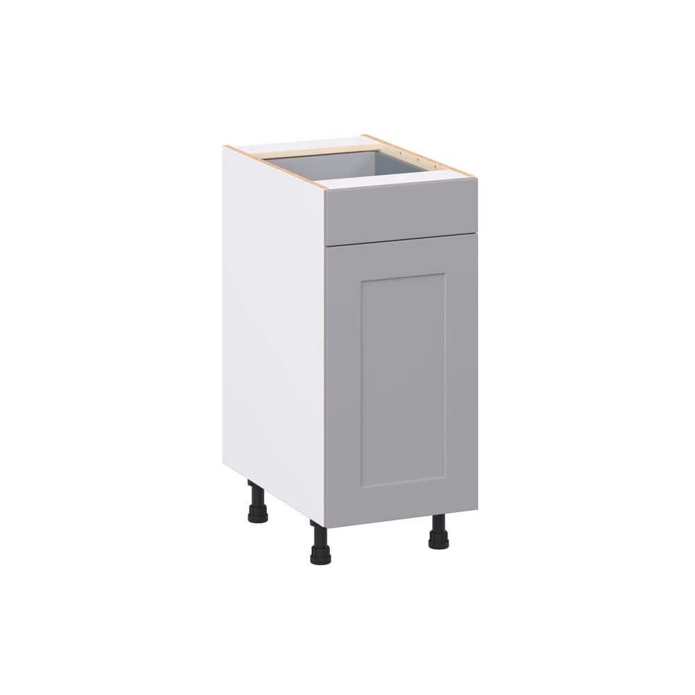 Roseland 15 in. W x 24 in. D x 34.5 in. H Assembled Shaker Base Kitchen Cabinet in Slate Gray with Drawers price history on PriceWatchPro