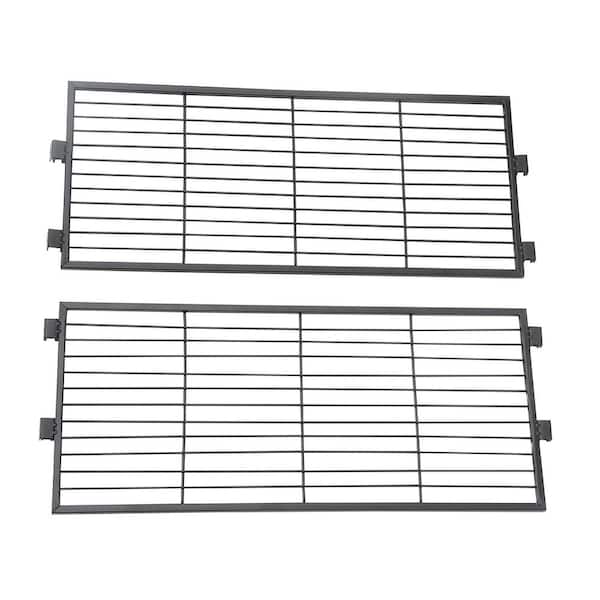 Convenience Concepts Extra Storage Shelf Black Metal Extension Set of 2