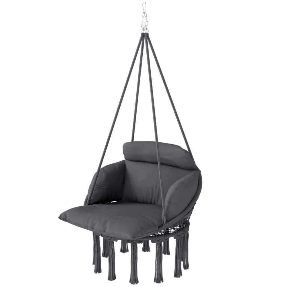 1-Person Dark Gray Steel Porch Swing with Steel Chain for Garden price history on PriceWatchPro