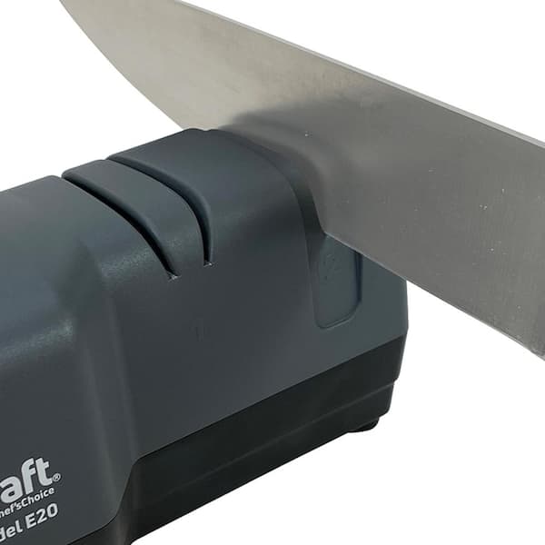 EdgeCraft Model E1520 2-Stage Diamond Hone AngleSelect Professional Electric Knife Sharpener, in Gray
