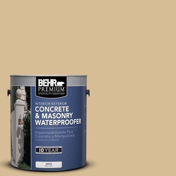 BEHR Premium 1 gal. #BW-50 Wheat Harvest Concrete and Masonry Waterproofer